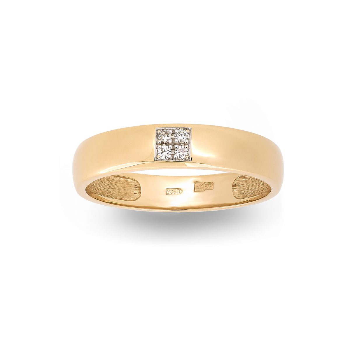 Кольцо, золото, бриллиант, О11-113.4